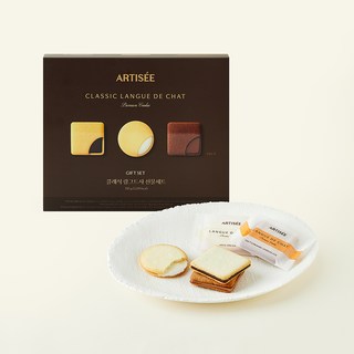 아티제 클래식 랑그드샤 선물세트 + 쇼핑백, 1세트