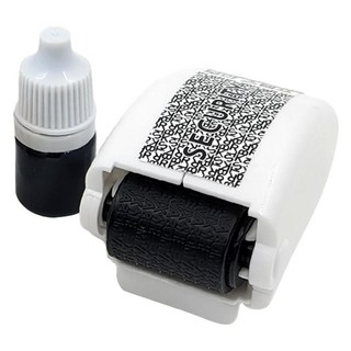 Green P&S 個資防護滾輪保密印章 + 5ml補充墨水組, 1組, 黑色