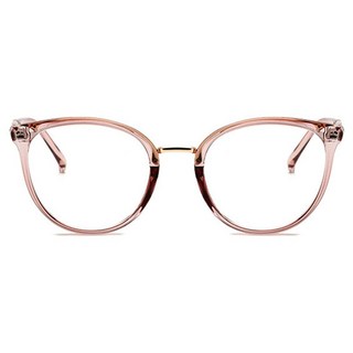 ENCLAIR 女士素面圓形抗藍光眼鏡