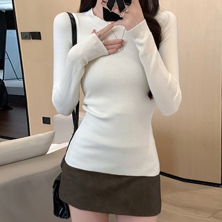 어썸풀 여성용 카사 슬림 라운드 니트 A24WKN102420