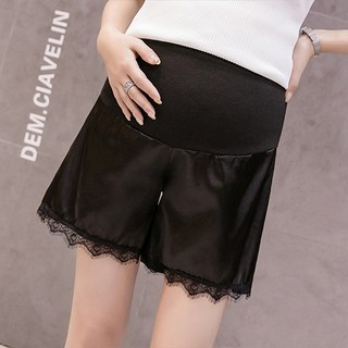 孕婦緞面蕾絲內褲