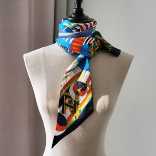 Vavisoo 朗加爾 100% 絲 長版長領帶絲巾