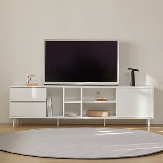 파로마 미라쥬 거실장 1800 방문설치, 화이트