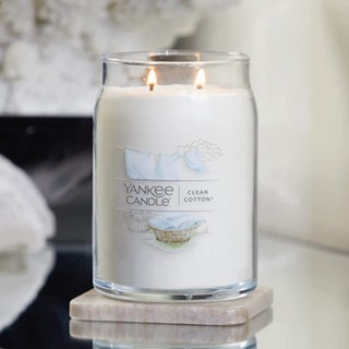 YANKee CANDLe 經典香氛蠟燭 L, Clean Cotton, 567g, 1罐