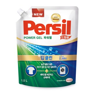Persil 寶瀅 韓國原裝進口 強效淨垢 滾桶洗衣機專用洗衣精補充包, 1.5L, 1包
