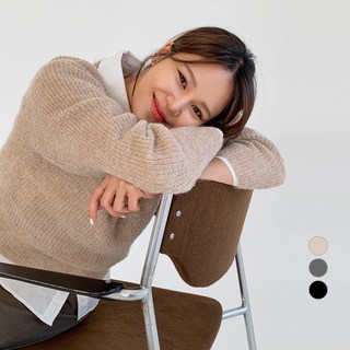 Babbling Brook 女款簡約羊毛針織長袖上衣