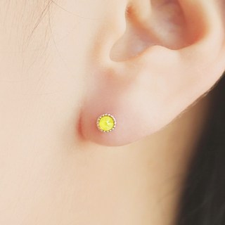 OST 女性復古Cubic時尚單邊耳環