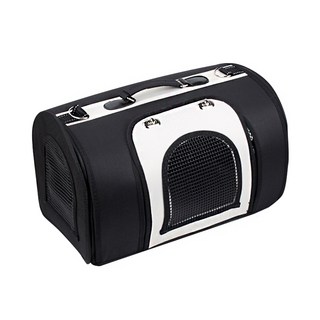 YOGiSSO 簡約寵物外出籠, L 47*29*32cm, 黑色, 1個
