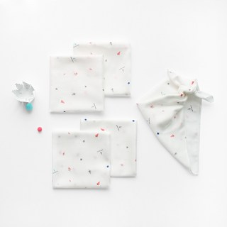 맘스네이처 유아용 대나무 밤부 특대형 엠보 손수건 5p