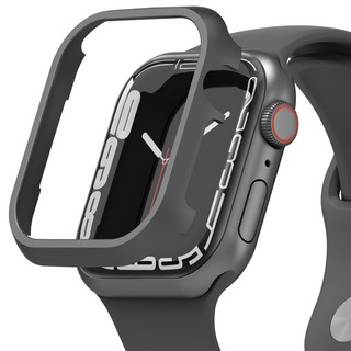 NUART Apple Watch鋁合金錶框保護殼, 黑色