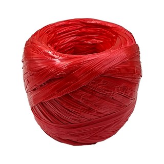 楓葉屋 紅色打包機塑膠繩300G，堅韌耐用，醒目易辨識，適用於紙箱、包裹、家具捆紮, 1入