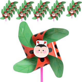 Minhwashop 昆蟲風車DIY套組, 瓢蟲, 20個