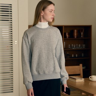 BASIC HOUSE 女性刷毛毛圈基本款大學T LATS7202