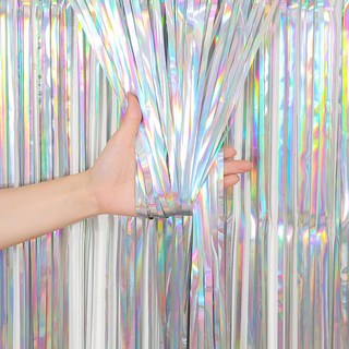 P&B UNITY 派對雨絲簾, 雷射銀, 4個