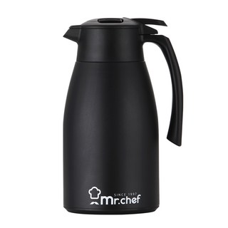미스터셰프 고성능 진공보냉병 MR-CA1500, 1.5L, 모던블랙, 1개