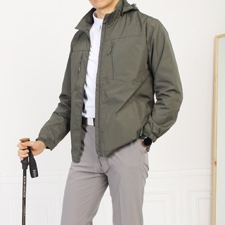 MINEFLOW 男款可拆式連帽拉鍊防風外套 HAWF24
