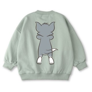 VENHIT 童款Tom and Jerry寬鬆棉質雙面布大學T WBTJOT2009D