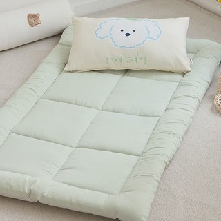 shez Home 四季半超細纖維幼兒午睡墊, 瓜, 1個