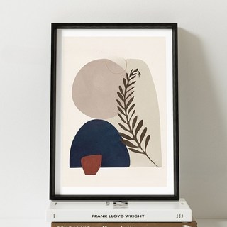 지코_이지고 알루미늄 액자 사선 탁상용, 1개, 블랙