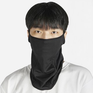 GROOVSTAR JECO GRS Venti 掛耳式涼感口罩, 黑色, 1個