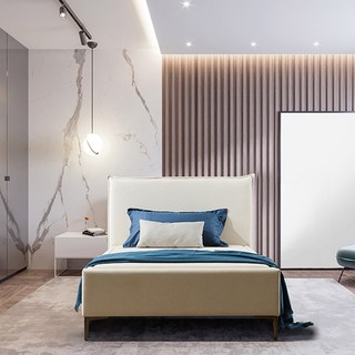 포그니처 아망떼 온열 스프링 모던 흙침대 + 보료A 슈퍼싱글 세트 방문설치, 오트밀