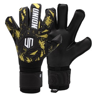 UNION MG Resist Tight Treasure 人工草皮用 GK守門員手套 UN1010-091, 1組, 黑色, 金色