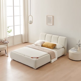 동서가구 클로드 아쿠아패브릭 흙침대 방문설치, 아이보리