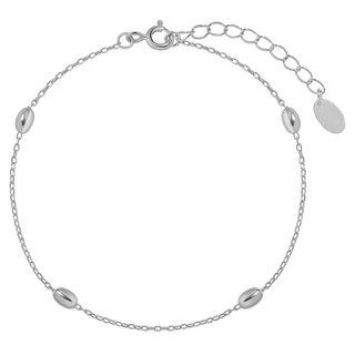 Enclair 女款橢圓珠925純銀手鍊