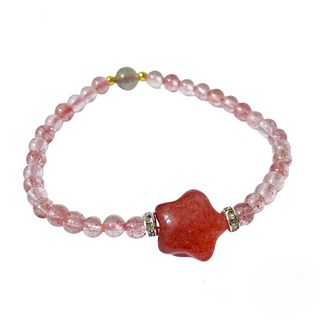 A1寶石 草莓晶水晶手鍊 A-03 8g