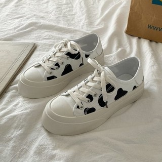 星星斑點圓頭休閒鞋