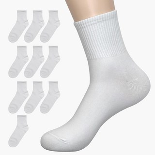 Izileg 男士羅紋中筒襪 10雙組