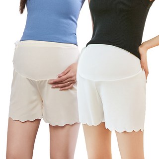 Hue Day 波紋孕婦安全褲 2件組