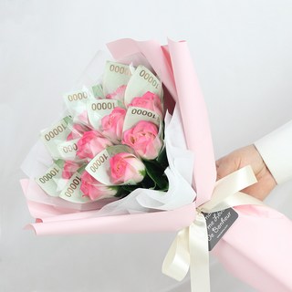 Lavina 仿真甜心有錢花束, 粉紅色