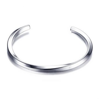 Be Our Guest 男性鈦金屬麻花開口手環