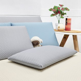 BED&DECO Cool Touch 三重涼感記憶棉枕頭, 灰色