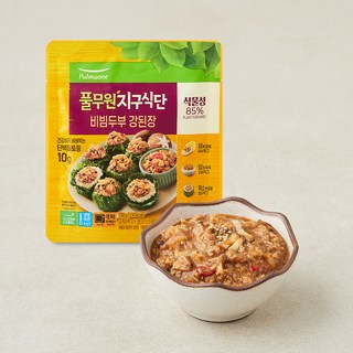 풀무원 식물성 지구식단 비빔두부 강된장, 130g, 1개