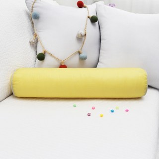 베드앤데코 에브리데이 경추 목베개 + 솜 세트, 코튼옐로, 1세트