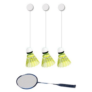 單人室內羽球練習器 球拍+羽球組, 1組, 單品