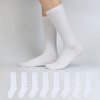 Easy Leg 女性優質基本款素色長襪 8雙組