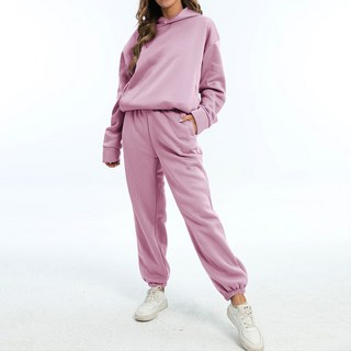 Elsso 女款連帽T恤 + 運動褲套裝