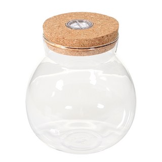 LED 球形玻璃生態瓶 700mL, 1個