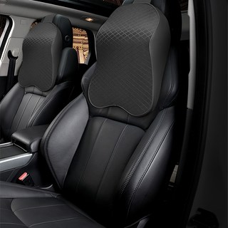 iamdue 車用記憶棉頸枕, 黑色, 2個