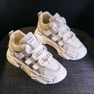 女款 PU 網眼休閒運動鞋 YT_RE875