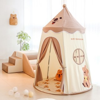 KiKi QUOKKA 小屋探險幼兒帳篷, 1個, 棕色