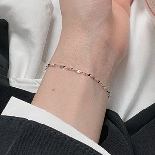 gelluna 女款醫療鋼疊戴細鍊手鍊 + 腳鍊組