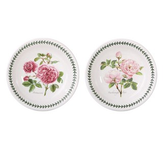 Portmeirion Botanic Rose 義大利麵碗 22cm, 2個, 隨機出貨