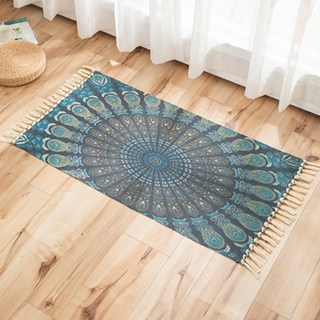 JCP 藝術圖案流蘇迷你地毯