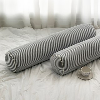 집앤콕 바디필로우 커버, 스트라이프 블루