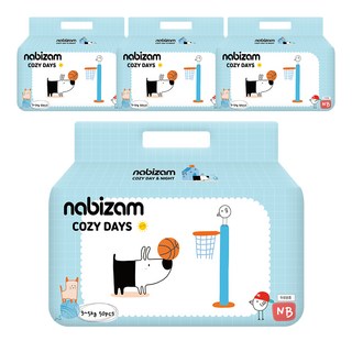 나비잠 코지 밴드형 기저귀, 신생아용(NB), 200매