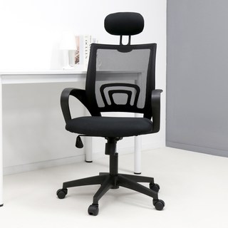 PaN EASY LIFE Easy Life 網眼辦公室頸枕椅, 黑色